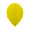 ROUND LATEX BALLOON YELLOW METAL