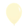 YELLOW PASTEL ROUND LATEX BALLOON