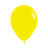 FASHION YELLOW ROUND LATEX BALLOON