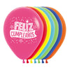 ROUND LATEX BALLOON 2 SIDES HAPPY BIRTHDAY PARTY FASHION ASSORTMENT