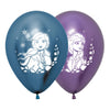 ROUND LATEX BALLOON 2 SIDES FROZEN REFLEX ASSORTMENT