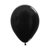 BLACK METAL ROUND LATEX BALLOON