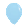 ROUND LATEX BALLOON PASTEL MATTE BLUE