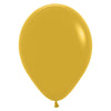 FASHION MUSTARD ROUND LATEX BALLOON