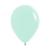 GLOBO LATEX REDONDO PASTEL MATE VERDE