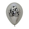 2-SIDED PRINTED ROUND LATEX BALLOON BUZZ LIGHTYEAR REFLEX SILVER