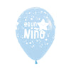 ROUND LATEX BALLOON INFINITY® IS A STAR BOY PASTEL MATTE BLUE