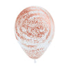 ROUND LATEX BALLOON INFINITY® GRAFFITI PINK GOLD FASHION WHITE