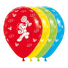 ROUND LATEX BALLOON INFINITY® MICKEY RACER FASHION ASSORTMENT