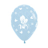 INFINITY® MICKEY BABY FASHION LIGHT BLUE ROUND LATEX BALLOON