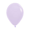 GLOBO LATEX REDONDO PASTEL MATE LILA