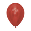 ROUND LATEX BALLOON REFLEX RED CRYSTAL