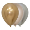 LUXURY ASSORTED REFLEX ROUND LATEX BALLOON