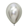 GLOBO LATEX REDONDO REFLEX PLATA