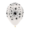 INFINITY® ROUND LATEX BALLOON FASHION TRANSPARENT SPIDER