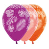 ROUND LATEX BALLOON INFINITY® TROPICAL PARADISE FASHION ASSORTED