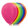 ASSORTED METAL ROUND LATEX BALLOON