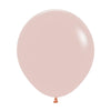 ROUND LATEX BALLOON PASTEL MATTE MELON