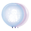 GLOBO LATEX REDONDO 2 CARAS FROZEN CRISTAL PASTEL Y PASTEL MATE SURTIDO