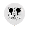 2-SIDED ROUND LATEX BALLOON MICKEY FACETIME FASHION TRANSPARENT