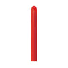 LATEX BALLOON RED METAL TUBE