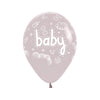 ROUND LATEX BALLOON INFINITY® BABY PASTEL DUSK PINK